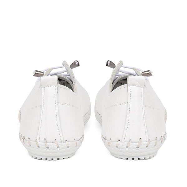 Pavers Leather Slip-On Trainers - White