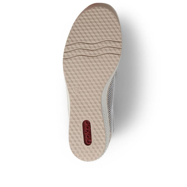 Pavers Leather Slip-Ons - Beige