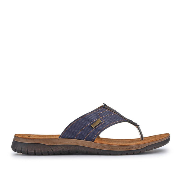 Pavers Leather Toe Post Sandals - Blue