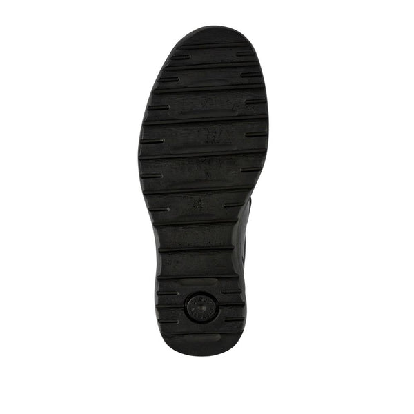 Pavers Leather Touch-Fastening Sandals - Black