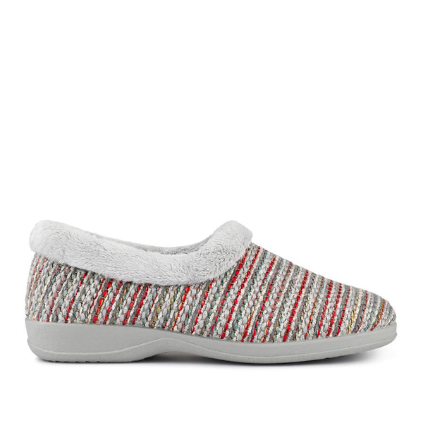 pavers Lightweight Comfy Full Slippers - Grey Multi