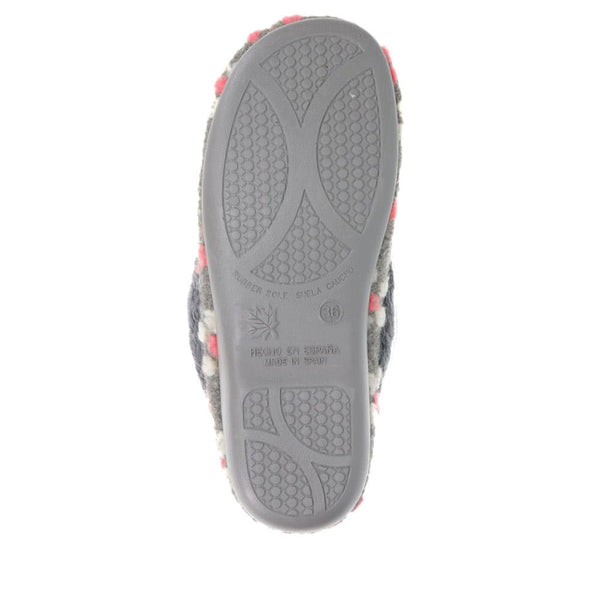 Pavers Lightweight Full Slippers - Grey