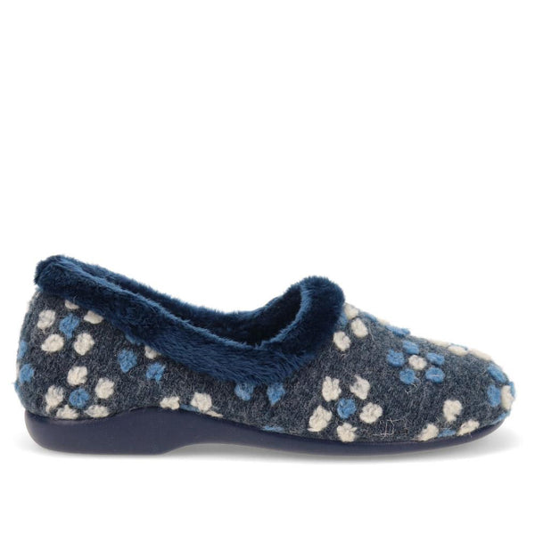 pavers Lightweight Full Slippers - Navy