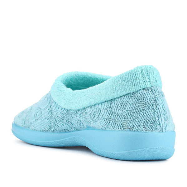 Pavers Lightweight Full Slippers - Turquoise