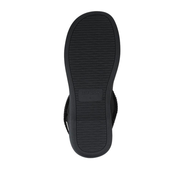 Pavers Lightweight Memory Foam Slipper Boots - Black