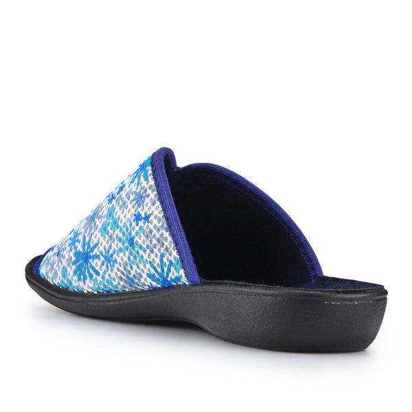 Pavers Lightweight Mule Slippers - Blue Multi