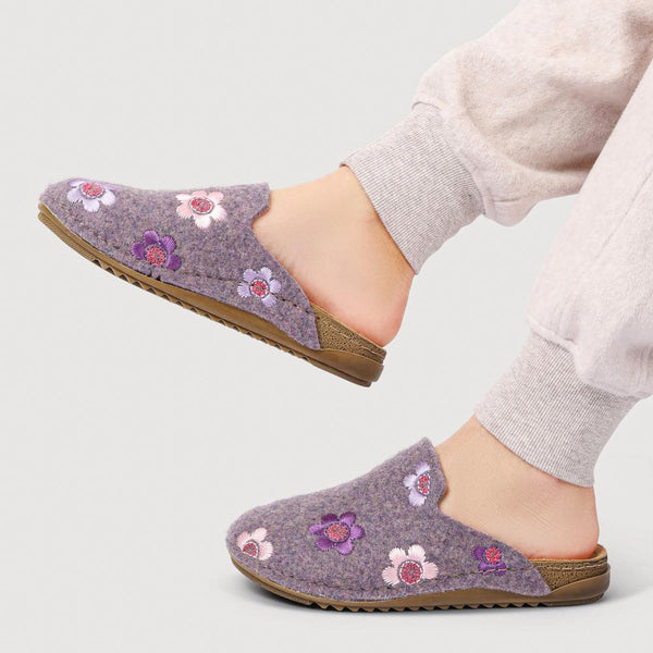 Pavers Lightweight Mule Slippers - Lilac