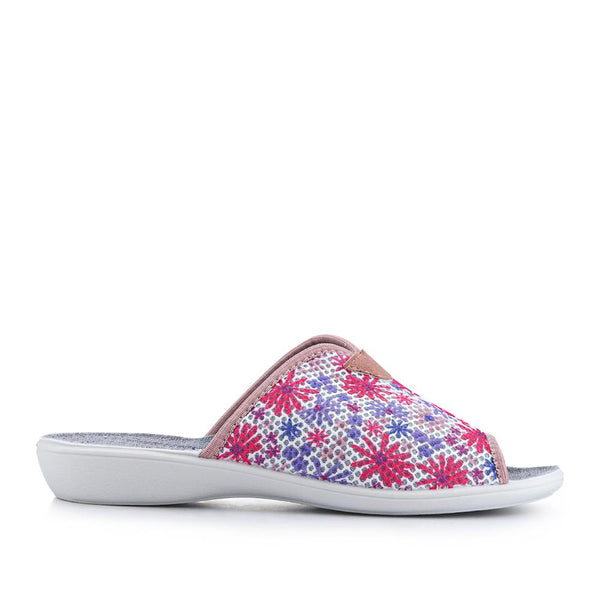 pavers Lightweight Mule Slippers - Pink Multi