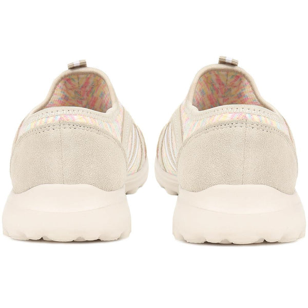 Pavers Lightweight Slip-On Trainers - Beige