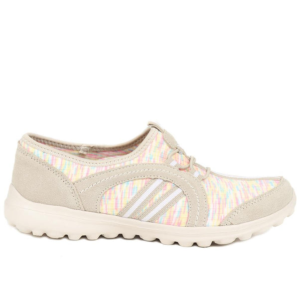 pavers Lightweight Slip-On Trainers - Beige