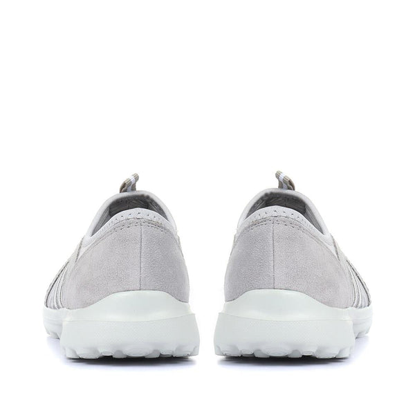 Pavers Lightweight Slip-On Trainers - Grey