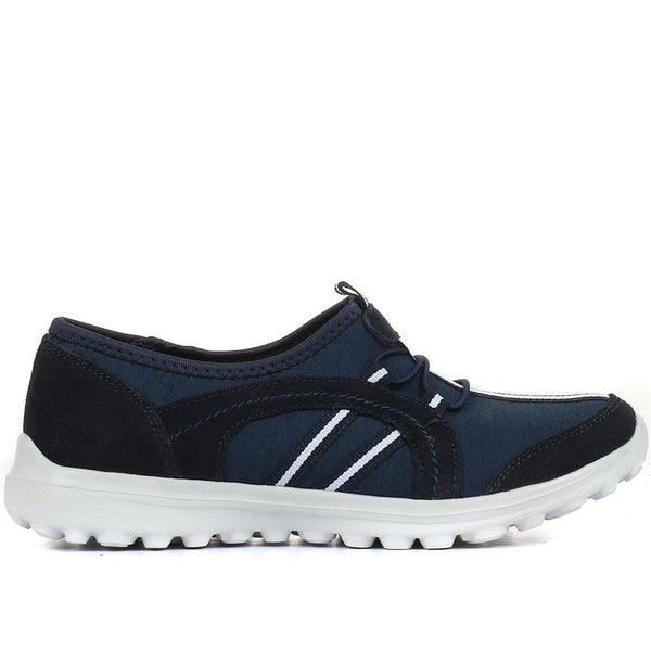Pavers Lightweight Slip-On Trainers - Navy