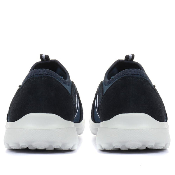 Pavers Lightweight Slip-On Trainers - Navy