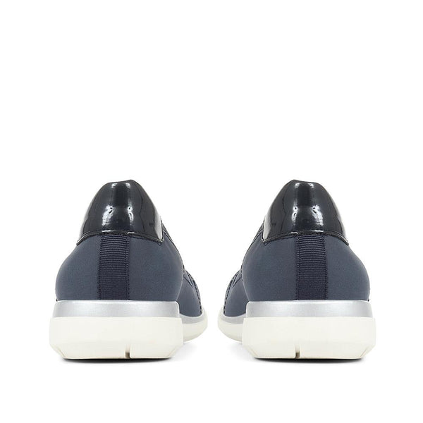 Pavers Lightweight Trainer Pumps - Navy