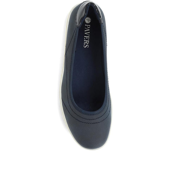 Pavers Lightweight Trainer Pumps - Navy