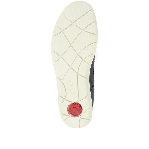 Pavers Lightweight Trainer Pumps - Navy