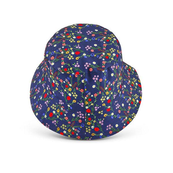 Pavers Lined Bucket Hat - Navy Floral