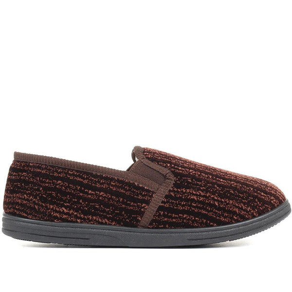 pavers Loafer Slippers - Brown