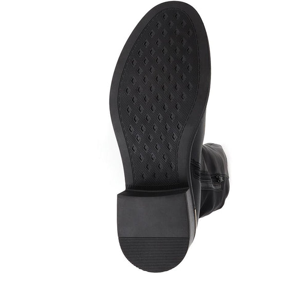 Pavers Long Boots - Black