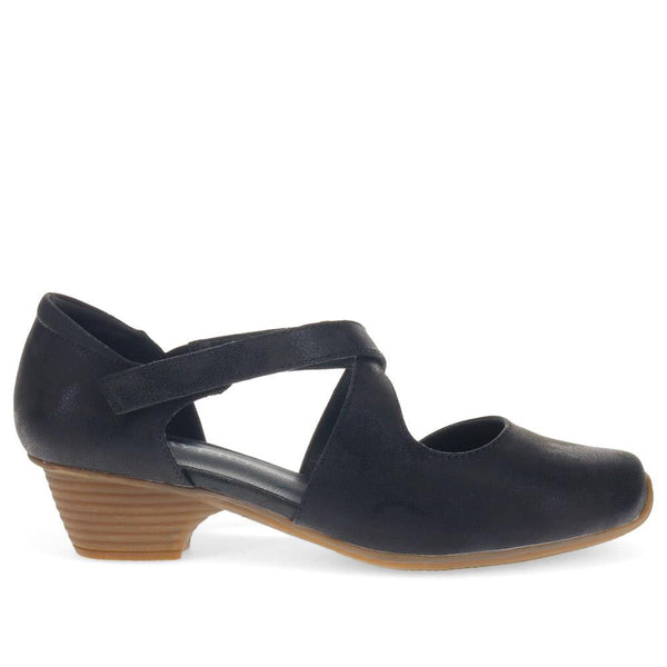 pavers Low-Heeled Court Shoes - Black