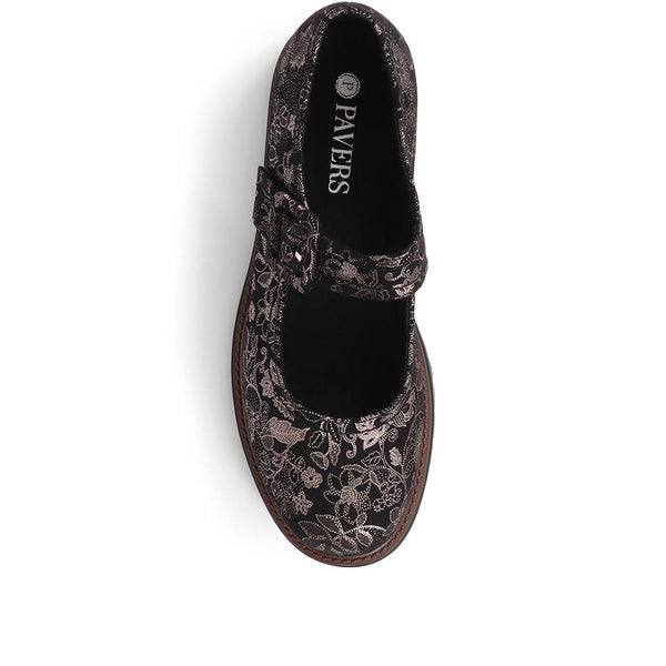 Pavers Mary Janes - Floral