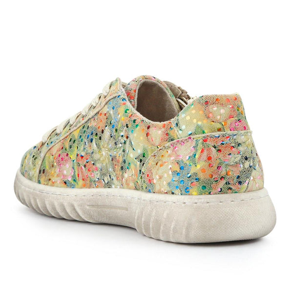 Pavers Memory Foam Dual-Fastening Trainers - Floral