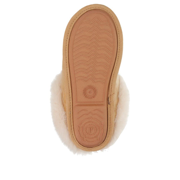 Pavers Memory Foam Mule Slippers - Chestnut
