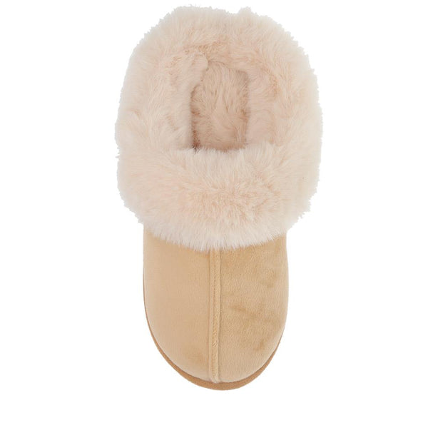 Pavers Memory Foam Mule Slippers - Chestnut