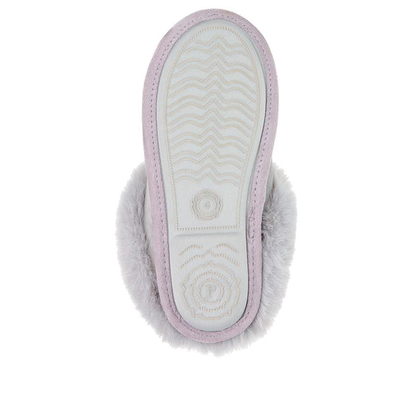 Pavers Memory Foam Mule Slippers - Grey
