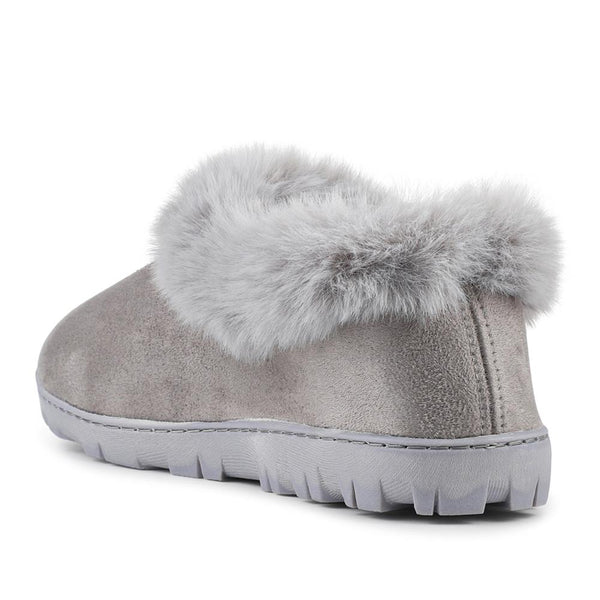 Pavers Memory Foam Slippers - Grey