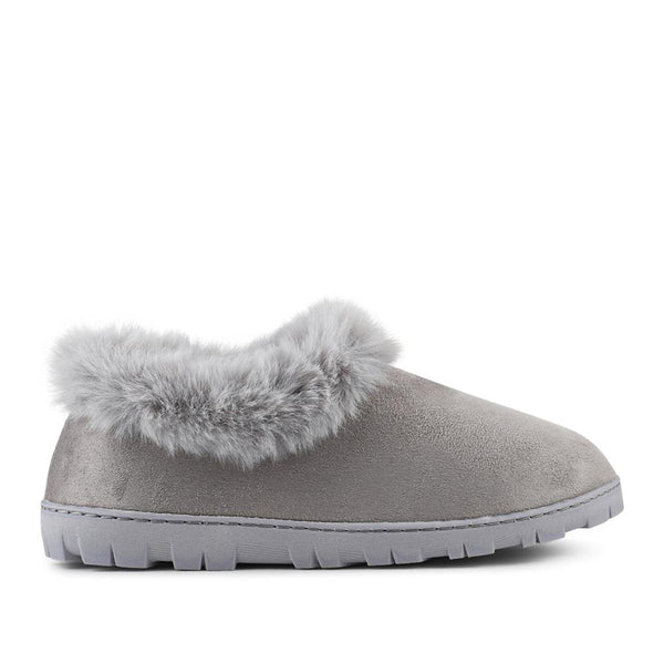 pavers Memory Foam Slippers - Grey