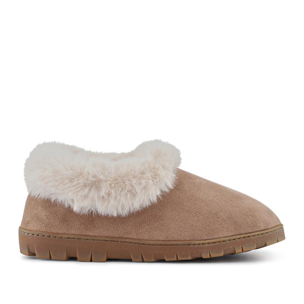 pavers Memory Foam Slippers - Taupe
