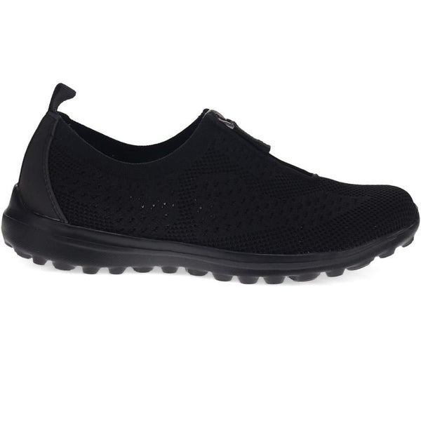 pavers Memory Foam Trainers - Black-Black
