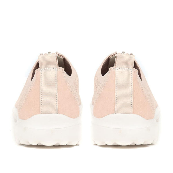 Pavers Memory Foam Trainers - Blush