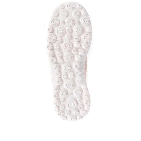 Pavers Memory Foam Trainers - Blush