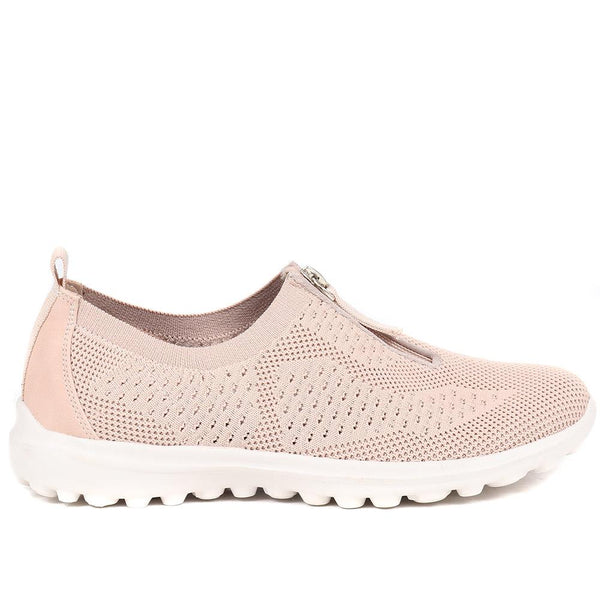 pavers Memory Foam Trainers - Blush