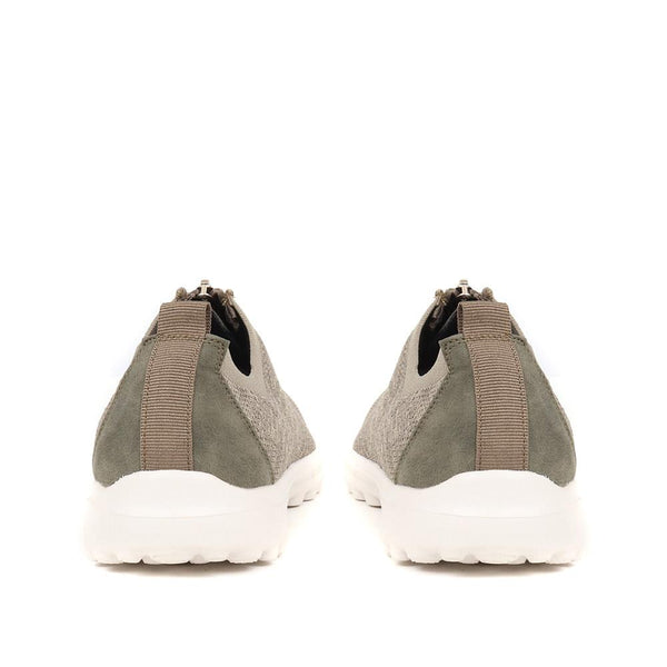Pavers Memory Foam Trainers - Khaki