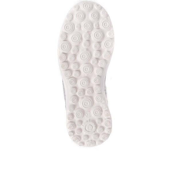 Pavers Memory Foam Trainers - Light Grey