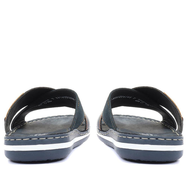 Pavers Men's Mule Sandals - Navy