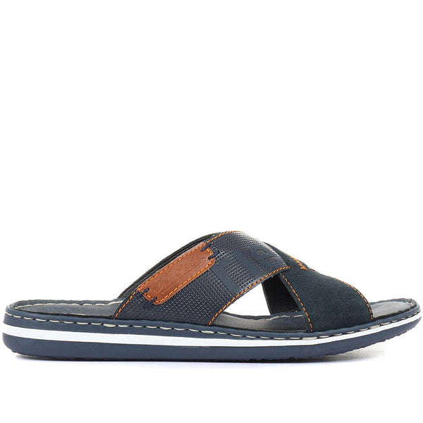pavers Men's Mule Sandals - Navy