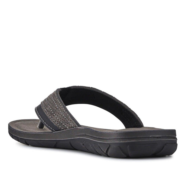 Pavers Men's Slip-On Toe Post Sandals - Grey