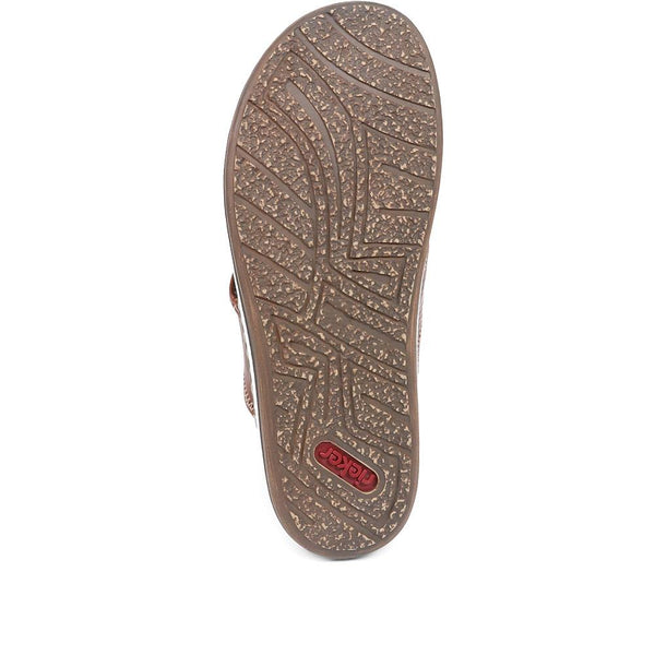 Pavers Mule Slider Sandals - Brown