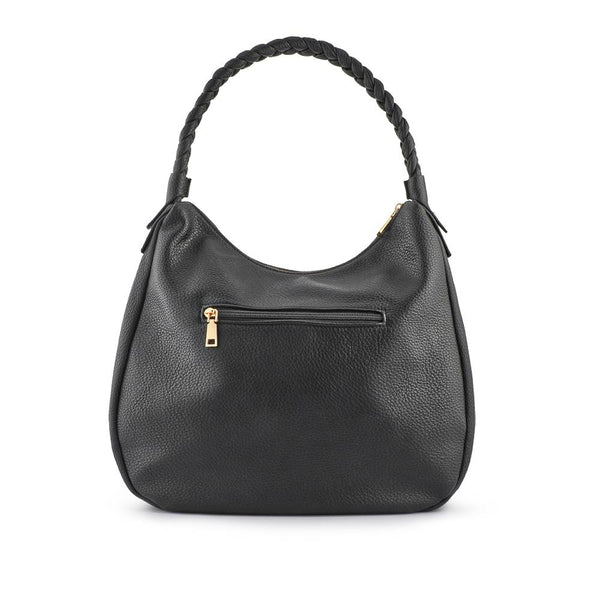 pavers Multi-Pocket Shoulder Bag - Black