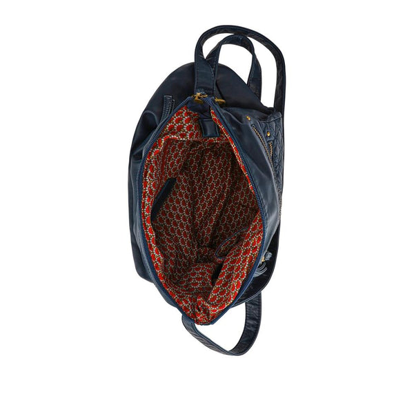 pavers Multi-Zip Cross-Body Bag - Navy