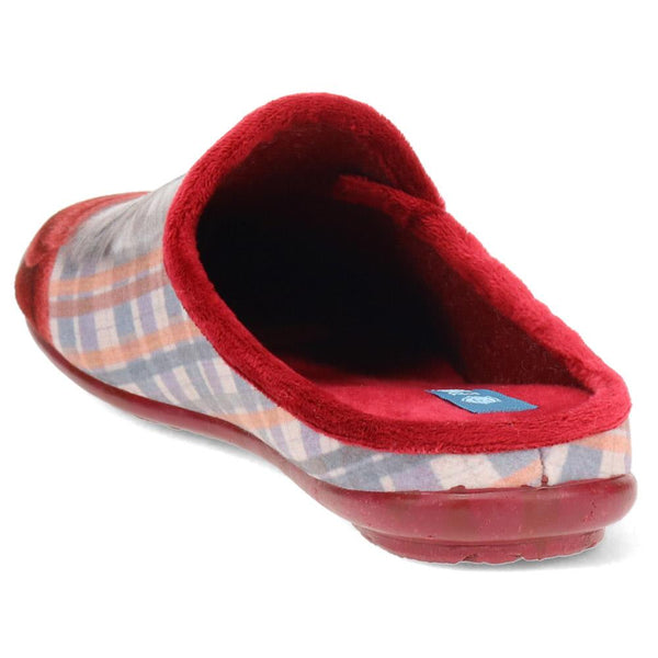 Pavers Novelty Cat Slippers - Burgundy