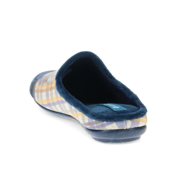 Pavers Novelty Cat Slippers - Navy
