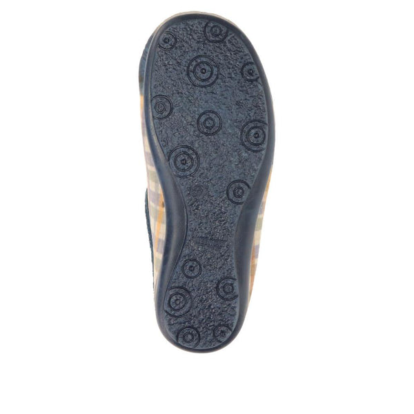 Pavers Novelty Cat Slippers - Navy