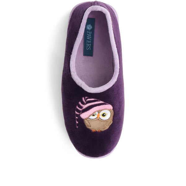 Pavers Novelty Slippers - Purple