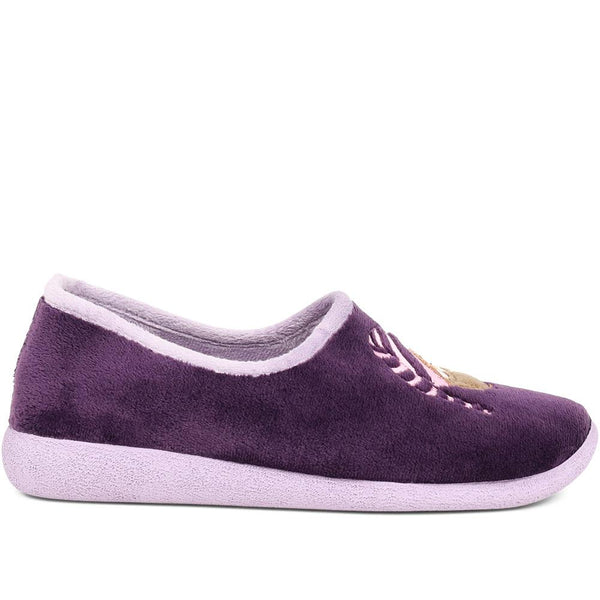 pavers Novelty Slippers - Purple