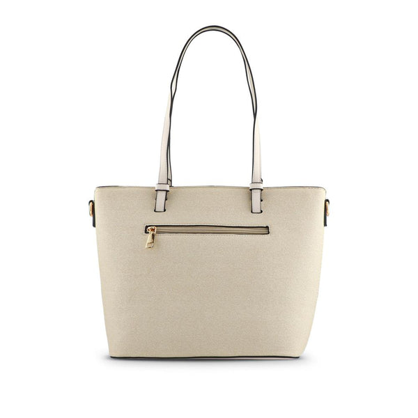 pavers Patterned Daily Handbag - Cream
